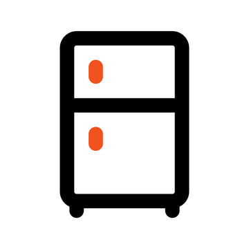 recommend clip art: fridge outline color icon