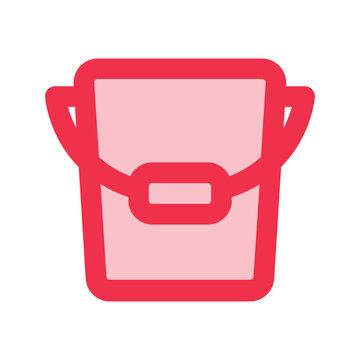 recommend clip art: pail outline fill icon
