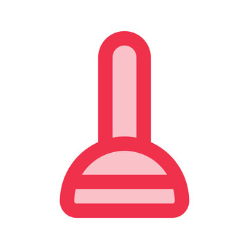 recommend clip art: plunger outline fill icon