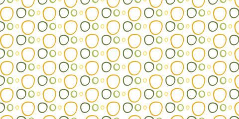 Seamless Pattern Abstract Hand Drawn Background with shapes