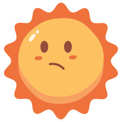 Cute Sun Emoj