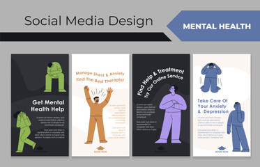 Network story set with mental health treatment