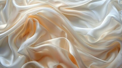 Obraz premium Silken fabric folds in abstract form