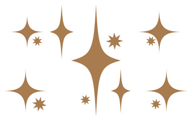 Set of vector starburst, sunburst badges. Simple flat style Vintage labels. Design elements. Colored stickers. A collection of different types and colors icon. eps 10