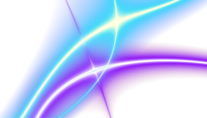 Energy lines with transparent gradient background. Elegant rainbow colours wavy line on Transparent png overlay background