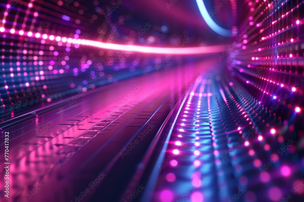 Poster abstract background data flow on futuristic technology.