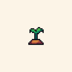 this is pixel art garden icon with colorful color this item good for presentations,stickers, icons, t shirt design,game asset,logo and your project