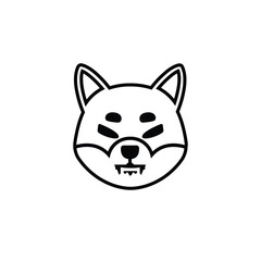 modern and elegant shiba inu token icon from  Cryptocurrency trading icon