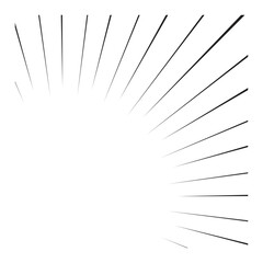 Obraz premium Speed Line Comic