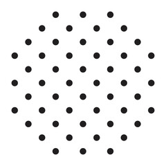 Minimalist Dotted Shape
