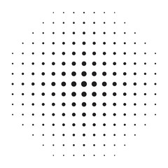 Minimalist Dotted Shape