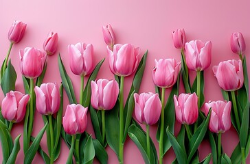  "Spring Tulips Women's Day Banner"