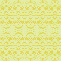 Old wallpaper on the wall.