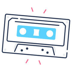 Tape Cassette Icon