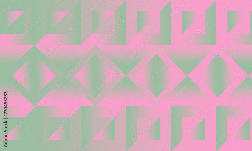 Poster abstract background with geometric gradient shapes, textured and colorful