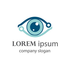 health and eye care logo design