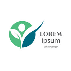 body recovery and health logo illustration design