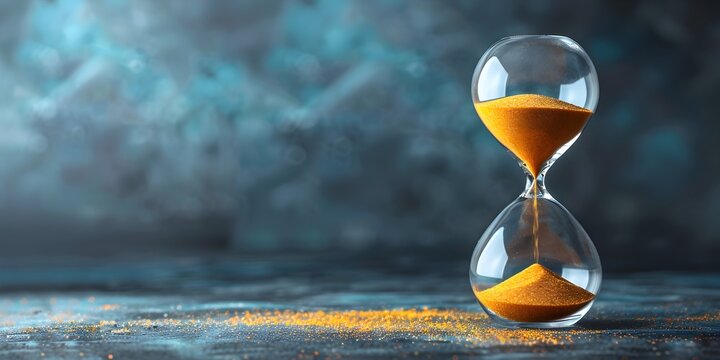 Hourglass with Sand Stuck at the Top Symbolic Deadlock In Progress With Copy Space