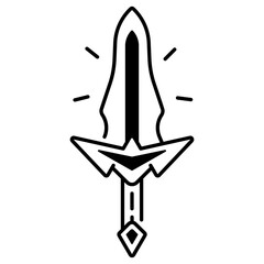 Alien Sword Icon