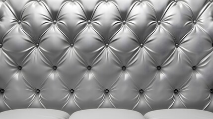 Luxury Grey Elegance: Premium Leather Upholstered Sofa with Exquisite Texture