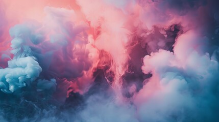 smoke background in pink