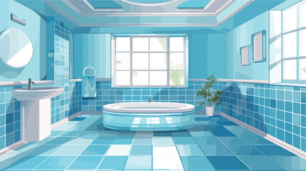 The ceramic tiles are designed for the bathrobes - obrazy, fototapety, plakaty