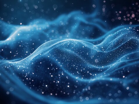 Digital binary code matrix background, scientific technology data binary code network