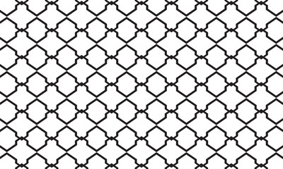 Embrace timeless elegance with this captivating black and white geometric pattern. Perfect for adding sophistication to your designs.