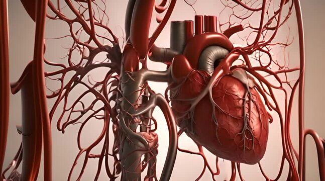 Abstract human internal organs, Anatomy, Medical education concept
