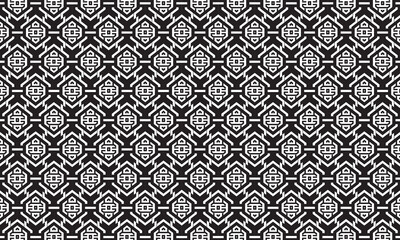Embrace timeless elegance with this captivating black and white geometric pattern. Perfect for adding sophistication to your designs.