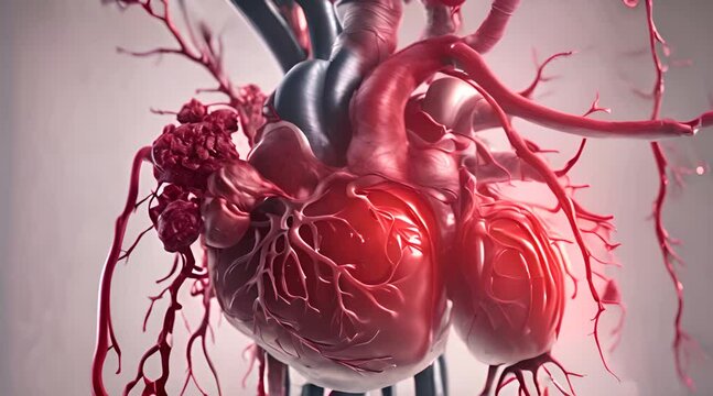 Abstract human internal organs, Anatomy, Medical education concept