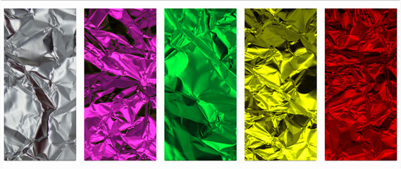 Papel de aluminio de colores