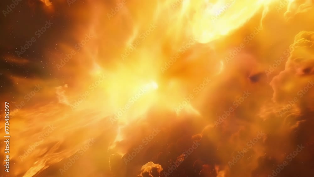 Poster The intense energy of the flares radiate in all directions creating a mesmerizing display of destruction.
