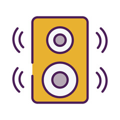 Speaker  icon editable stock vector icon	