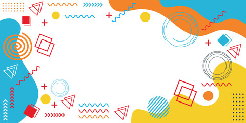 Abstract flat background design