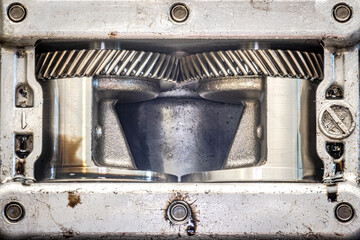 Gears and
Gears of a gearbox and
Crankshaft of an engine