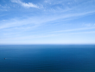 Fototapeta na wymiar blue sky with clouds. Sea and Blue Sky Background