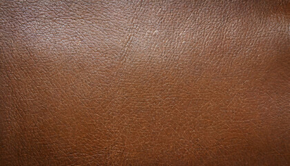 Brown leather texture background. Generative AI.