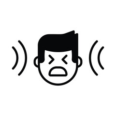 Noise icon editable stock vector icon	