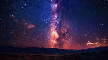 Fototapeta na wymiar Night Sky Picture , Beautiful digital image