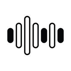 Sound Waves icon editable stock vector icon	