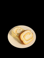 sliced cake on a plate