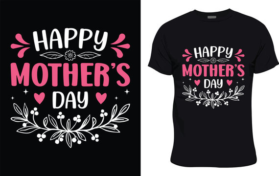 colorful graphic t shirt mothers day t shirt design 