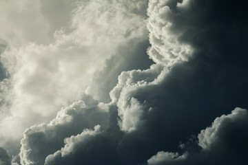 clouds in the sky - obrazy, fototapety, plakaty