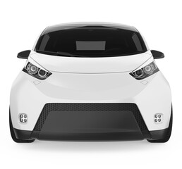 Electric Car Vehicle Isolated - 770521868