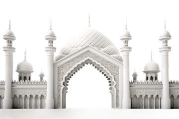 Monochrome High Rise Building in Urban Setting. On a White or Clear Surface PNG Transparent Background.