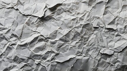 Crumpled Paper Texture as Grungy Abstract Background with Vintage and Recycled Aesthetic