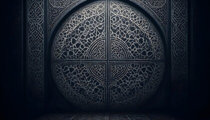 Ceiling of the mosque - obrazy, fototapety, plakaty
