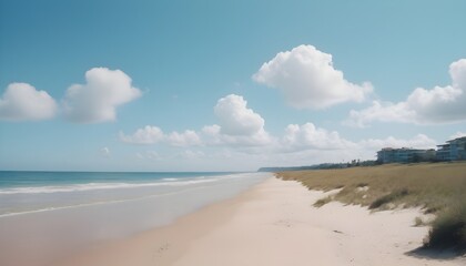 Fototapeta na wymiar Beautiful beach. Peaceful, calm, aesthetic