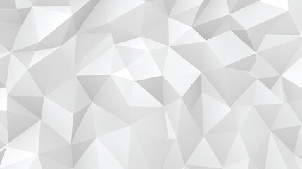 White low poly background texture. 3d rendering